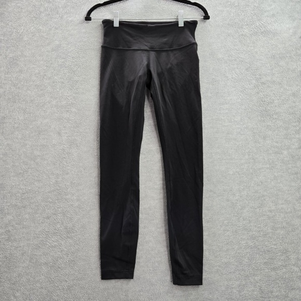 Lululemon Women Activewear Pants 4‎ Black Legging Yoga 27" Inseam
